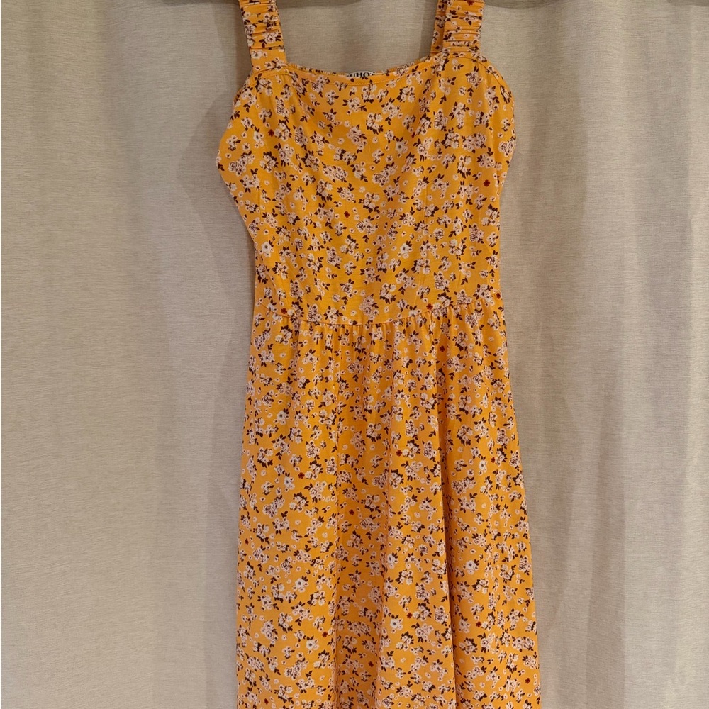 Floral Yellow Sundress